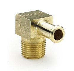 Brass 90 degree Beaded Hose Barb