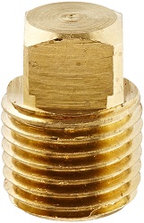 Brass Square Head Pipe Plug