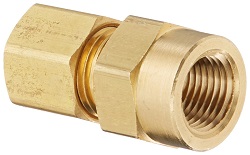 Brass Compression Female Connector