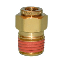 Brass Push-In Female Connector
