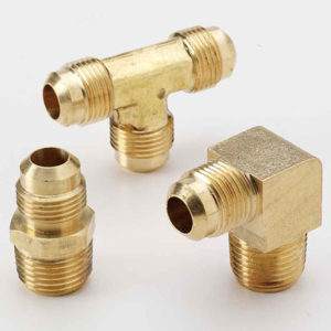 Brass SAE 45 Degree Flare Adapters