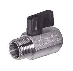 Mini Male / Female Ball Valve (lever handle)