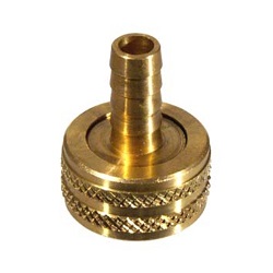 Female Garden Hose Swivel to Hose Barb